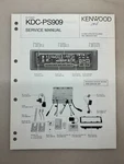 Kenwood KDC-PS909 Original Service Manual Free Shipping. Fixed Price $14.00.