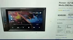 Pioneer DMH-241EX 6.2" Touchscreen Digital Media Receiver. Fixed Price $105.45.