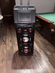 Qfx L Party Speaker System W/ Screen, Eq, Usb/sd, Mic & Guitar Inputs, (used). Fixed Price $210.50.