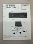 Kenwood KRC-630 Original Service Manual Free Shipping. Fixed Price $14.00.