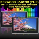 Kenwood LZ-612IR Pair Of 6.1" Widescreen Tft-lcd Rear Seat Headrest Monitors New. Fixed Price $784.44.