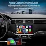 Hieha Stereo Apple Carplay Android Auto 7" Double Din 7023B - Black. Fixed Price $60.58.