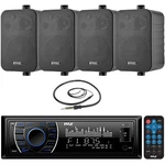 Pyle Bluetooth MP3 Am/fm Receiver, Antenna, Black 4" 30W Box Speakers. Fixed Price $145.49.