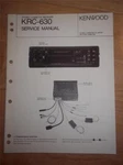 Kenwood Service Manual KRC-630 Cassette Receiver Car Radio Original Repair. Fixed Price $10.48.