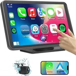 Wireless Stereo Compatible W/ Apple Carplay Android Auto 7" Hd Portable. Fixed Price $49.99.