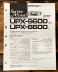 Pioneer UPX-8600 UPX-9600 Car Stereo Service Manual *original* #2. Fixed Price $14.97.