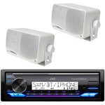 Jvc KD-X38MBS 1 Din Bluetooth Led Stereo Receiver, 2X Pyle 3.5" 200W Speakers. Fixed Price $169.00.