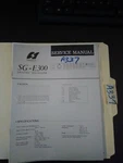 Sansui SG-E300 Service Manual Original Repair Book. Fixed Price $49.99.
