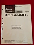 Vintage Late 1980S Pioneer Original Service Manual For KE-1600QR Cass Car Stereo. Fixed Price $15.00.