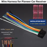Wire Harness For Pioneer MVH-X370BT MVHX370BT Kit With Connectors. Fixed Price $10.95.