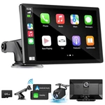Hauxiy 9" Wireless Carplay Android Auto Dash Cam. Fixed Price $179.99.