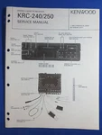 Kenwood KRC-240 KRC-250 Cassette Service Manual Factory Original The Real Thing. Fixed Price $17.82.