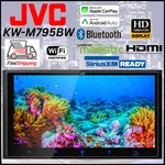 Jvc KW-M795BW 6.9" Hd Touchscreen Radio W/carplay & Android Auto, Bt, Sxm. Fixed Price $479.00.