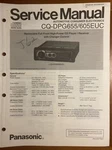 Panasonic CQ-DPG655 CQ-DPG605EUC Cd Player Receiver Original Repair Manual. Fixed Price $14.94.