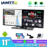 Lamtto 11" Stereo Radio W/ Gemini Apple Carplay Android Auto Portable 8-CORE. Fixed Price $199.99.