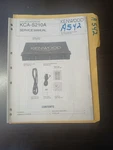 Kenwood KCA-S210A Service Manual Original Repair Book Cd-ch /md-ch Switching. Fixed Price $49.99.