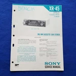 Sony XR-45 Service Manual Original Paper Oem Repair Guide Usa. Fixed Price $37.44.