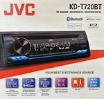 New Jvc KD-T720BT 1-DIN, Am/fm/cd Car Audio Receiver W/ Bluetooth, Usb. Fixed Price $149.00.