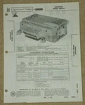 1960 Chevrolet 988276 Auto Car Radio Sams Photofact Schematic Service Sheets. Fixed Price $6.75.