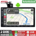 Atoto A5L 7IN 2DIN Stereo Gps Navi Android Radio Genai Auto& Carplay. Fixed Price $95.92.