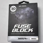 2X Metra Afs 2-POSITION Fused Nickel-plated Distribution Blocks 2MANL. Fixed Price $26.00.