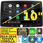 2014-2016 Toyota Corolla 10" Nav Bluetooth Carplay Android Auto Radio Stereo. Fixed Price $399.99.