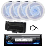 Jvc Marine Bluetooth Receiver, 4X 8" 320W Led Speakers, Cover (white), Antenna. Fixed Price $207.99.