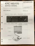 Kenwood KRC-160 KRC-170 Car Radio Service Manual *original*. Fixed Price $14.97.