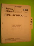 Pioneer KEH-P3600 Service Manual Original Repair Book Stereo Cd Tape Player. Fixed Price $25.00.
