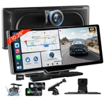 10.26" Wireless Carplay Screen With 4K Dash & 1080P Backup Camera. Fixed Price $180.98.