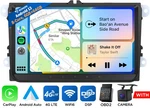 Eonon VWX6S 9" Car Play Stereo Gps Radio Android 13 8-CORE Head Unit Dsp For. Fixed Price $253.49.