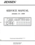 Service Manual Repair Jensen CS-5000 Am Fm Cassette Receiver Auto Car Radio. Fixed Price $19.98.