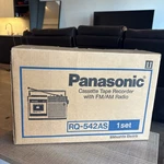 Vintage Panasonic Am/fm/cassette Transistor Radio Model RQ-542AS Brand New. Fixed Price $300.00.