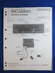 Kenwood KRC-540 KRC-550 Cassette Service Manual Factory Original The Real Thing. Fixed Price $17.28.