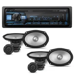 Alpine UTE-73BT Bluetooth Media Receiver + Pairs S2-S69C 6X9" Speakers. Fixed Price $614.85.