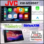 Jvc KW-M595BT 6.8" Double Din Mechless Car Radio W/apple Play/ Android Auto. Fixed Price $319.95.