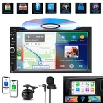 Backup Camera 2-DIN Stereo Radio Cd Dvd Player Bluetooth Carplay Gps Auto. Fixed Price $129.99.