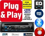 Plug And Play Fits 98-13 Harley Pioneer Bluetooth Cd Usb Aux Radio Stereo Pkg. Fixed Price $379.99.