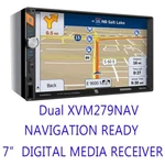 Dual XVM279NAV 7" Lcd Navigation Ready Media Receiver Am/fm Car Radio Tuner 2DIN. Fixed Price $151.99.