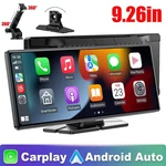 9.26" Portable Stereo Wireless Carplay Android Auto Fm Touch Screen Radio. Fixed Price $62.99.