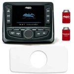 Wet Sounds WS-MC2 With Stinger Marine SEADASH3W 3" Radio Kit White. Fixed Price $379.99.