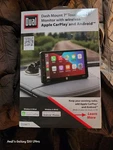 Dual Electronics D2WC7 7" Lcd Dash Mount Monitor Apple Carplay Android. Fixed Price $150.00.