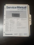 Panasonic Cr C23 Eu Ec Service Manual Original Repair Book Radio. Fixed Price $49.99.
