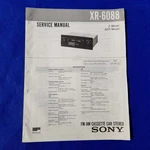 Sony XR-6088 Service Manual Original Paper Oem Repair Guide Usa. Fixed Price $32.91.