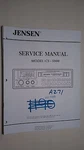 Jensen CS-5000 Service Manual Original Repair Book Stereo Tape Player Car Radio. Fixed Price $19.98.