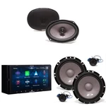 Alpine ILX-W670-S Digital Multimedia Receiver & Pair SXE-1751S 6.5" .... Fixed Price $464.03.