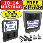 2010-2014 Ford Mustang Double Din Car Radio Stereo Dash Kit Touchscreen Climate. Fixed Price $399.99.