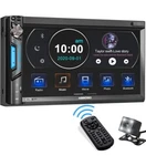 Absoso In-dash Digital Media Car Stereo Double Din 7 Inch Touchscreen. Fixed Price $69.95.