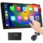 Haudio 9" Wireless Carplay Android Auto Screen W/backup Cam & Gps. Fixed Price $83.99.