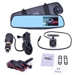 Rearview Mirror With Front And Camera 3 In 1 Car Dash Video Dvr. Fixed Price $19.99.